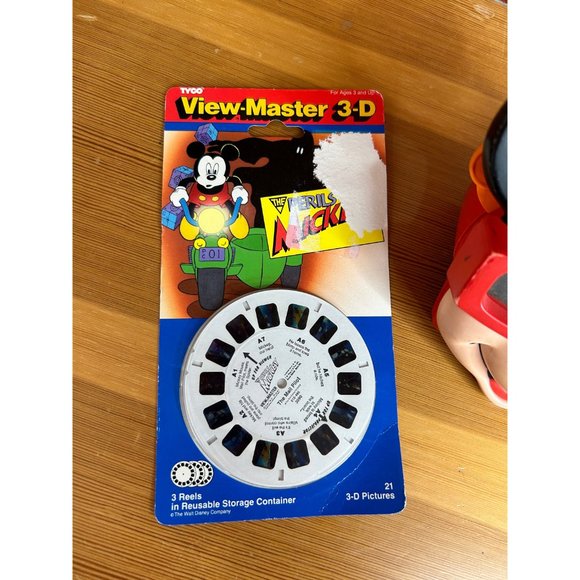 Vintage Disney Mickey Mouse 1989 view master and new reels - Picture 6 of 6